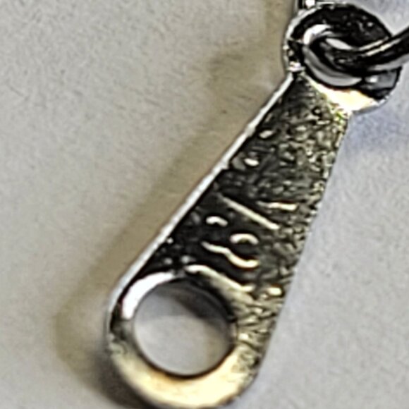 Kids or Teens Rose Pink Strawberry Pendant 925 Silver on a 18K Silver Chain - Picture 6 of 14